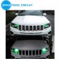 2pcs Green 3157 3156 4157 92SMD 4014 LED For Car DRL Daytime Running Light Bulb