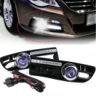 2pcs LED Grille DRL Daytime Running Fog Light For VW Jetta Bora MK4 1999-2004