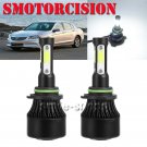 LED Headlight Kit 9006 Low Beam 60K White 1900W For Honda Accord 2008-2012 Sedan