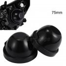 2pcs 75mm Rubber Housing Seal Dust Cap Protect Cover For LED HID Headlight Bulb