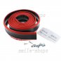 Car Universal Front Bumper Lip Splitter Chin Spoiler Skirt Rubber Protector Body