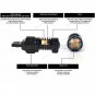 7443 Switchback Front DRL Turn Signal LED + Resistors for 2013-2016 Subaru FRS