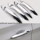 Set Chrome Door Handle Catch Cover Cap Trim Molding For 2011-13 Hyundai Elantra