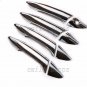 Set Chrome Door Handle Catch Cover Cap Trim Molding For 2011-13 Hyundai Elantra