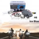 Motorcycle H6 HID Headlight Kit 35W H6M BA20D Ice Blue High Low Light Bulbs Set