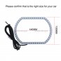 4pcs LED Multi-Color RGB Angel Eyes Halo Rings For 2007-2014 GMC Sierra + Remote