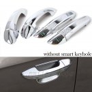 Set Chrome Door Handle Catch Cover Cap Trim Molding For 2006-2010 VW Passat