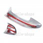 Set Chrome Door Handle Catch Cover Cap Trim Molding For 2006-2010 VW Passat