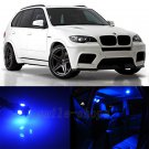 Error Free 19pcs Blue Interior LED Light Package Kit for BMW X5 M E70 2007-2013
