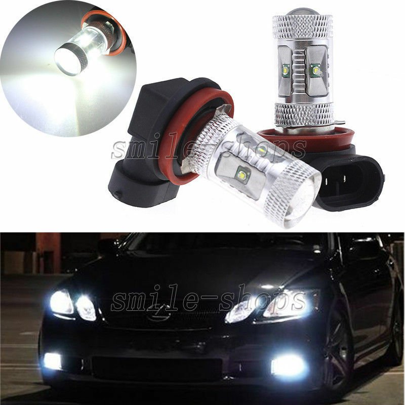 2pcs 30W Bright White H11 Cree LED Fog Light DRL For Mercedes Benz CLS W219 C219