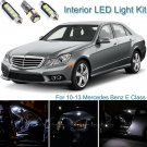 19 X Bright White Interior LED Light Package Kit Deal For Mercedes E Class 10-13