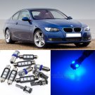 Error Free Blue 14pcs Interior LED Light Kit for 2006-2008 BMW E90 325i M3