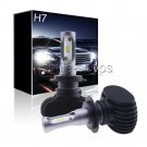 H7 50W 8000LM LED 2018 Bright Car Headlight Kit High Low Beam Bulbs 6000K 2x