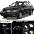 14pcs Bright White Interior LED Light Package Kit Deal For Subaru Outback 00-09