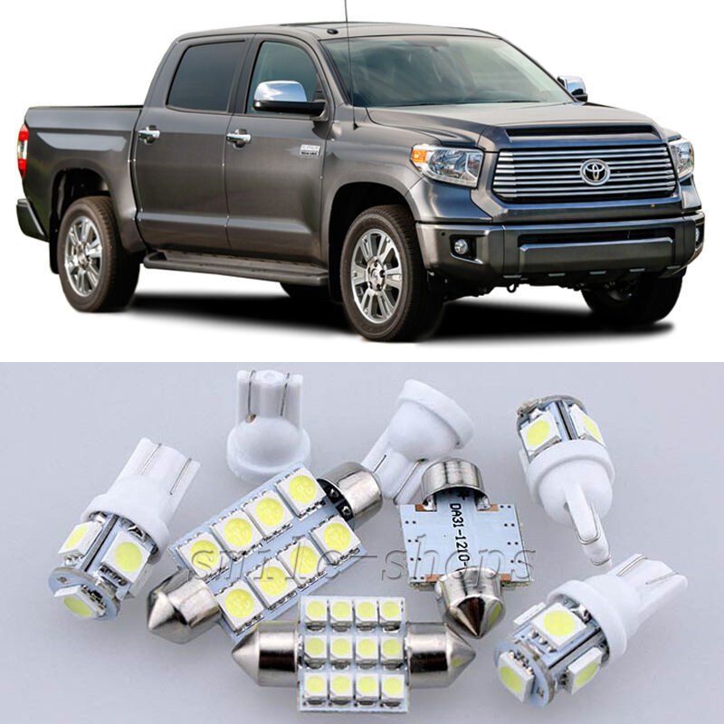 17&Atilde;�Xenon White LED Interior Light Package Kit for Toyota Tundra 2007-2015