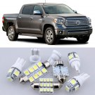 17×Xenon White LED Interior Light Package Kit for Toyota Tundra 2007-2015
