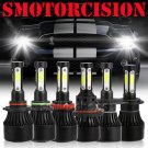 LED Headlight Kit H4 H7 H11 9006 9007 6000K 1900W 285000LM HID Xenon White Bulbs