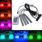 Glow LED Interior Car Kit Under Dash Floor Seats Accent Light Full Color