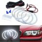 Xenon Headlight SMD LED Angel Eyes Halo Rings Fit BMW E38 E39 E46 3 5 7 Series