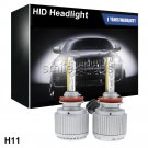 AC 55W HID Car Headlight Low Beam H8 H9 H11 6000K Bright White Bulbs Waterproof