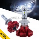X3 H7 ZES COB 50W High/Low 6000LM Car LED Headlight Bulbs Conversion Kit 6500K