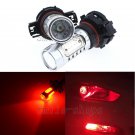 2pcs PSX24W 5202 9009 Brilliant Red 11W COB LED Fog Light Driving Light Bulbs