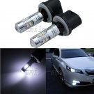 2pcs 880 High Power 50W Cree 6000K White LED Projector Fog Driving Light Bulbs