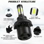 H13 9008 LED Headlight Bulbs 1900W High Low Beam For Chevrolet Cruze 2011-2015