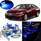 13pcs Blue Interior LED Light Package Kit for Toyota Camry 2012-2015
