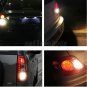 10pcs Warm White 12V 1157 27-SMD Tail Stop Brake Redverse Backup Lights LED Bulb