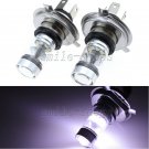 2pcs H4 6000K 100W 20-SMD LED Projector Fog Driving Direct Replacement Lights