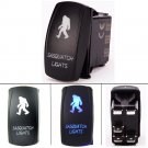 Car Off Road 12V 20A Toggle Rocker Switch Blue LED Bigfoot Light Bar 5Pin switch