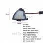 2x CAN-bus White LED Under Side Mirror Puddle Lamps For VW EOS GTi Jetta Passat