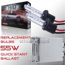 Quick Start Headlight HID Xenon Kit Fog Light 5000k 8000k 10000k 12000k 30000k