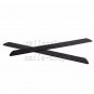 2pcs 49CM Conbon Fiber Car Scuff Plate Door Sill Cover Panel Step Protector Trim