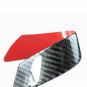 2pcs 49CM Conbon Fiber Car Scuff Plate Door Sill Cover Panel Step Protector Trim