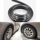 PU Carbon Fibre Car Fender Flares Extension Black Wheel Eyebrow Protector Lip