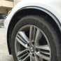 PU Carbon Fibre Car Fender Flares Extension Black Wheel Eyebrow Protector Lip