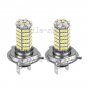 2pcs LED Fog Driving Light DRL For H4 120-SMD Super Bright White LED Bulbs Hot