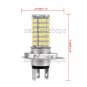 2pcs LED Fog Driving Light DRL For H4 120-SMD Super Bright White LED Bulbs Hot