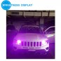 Purple Pink 1157 92-SMD 4014 LED Car Light Daytime Running Lamp BAY15D P21/5W