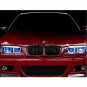 4pcs Blue Angel Eye Lights Halo Rings CCFL For BMW E46 3 Series Non-Projector