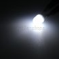 5 x Smoke Cab Roof Light Cover+Base+T10 White Ceramic Bulbs for 99-16 Ford F-250