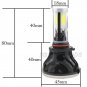 9005 HB3 80W 8000LM LED Headlight Upgrade Kit High Beam For Peterbilt 388 389
