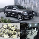 17×Xenon White LED Interior Light Package Kit for Dodge Durango 2011-2015