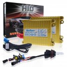 55W HID Headlight Xenon Conversion Kit High Power Bulbs + Gold Slim Ballasts