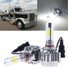 9005 LED Xenon White Bulb Headlight Upgrade Kit For Peterbilt 388 389 High Beam