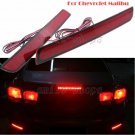 2 x Red Lens LED Bumper Reflectors Tail Brake Lights For 12-15 Chevrolet Malibu