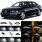 14pcs Xenon White LED Interior Light Package Fit For 2009-2013 Audi A4 S4 B8