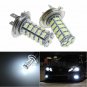 2pcs 6000K HID Xenon White 68-SMD H7 LED Bulbs For Car Fog Driving Light Bulbs